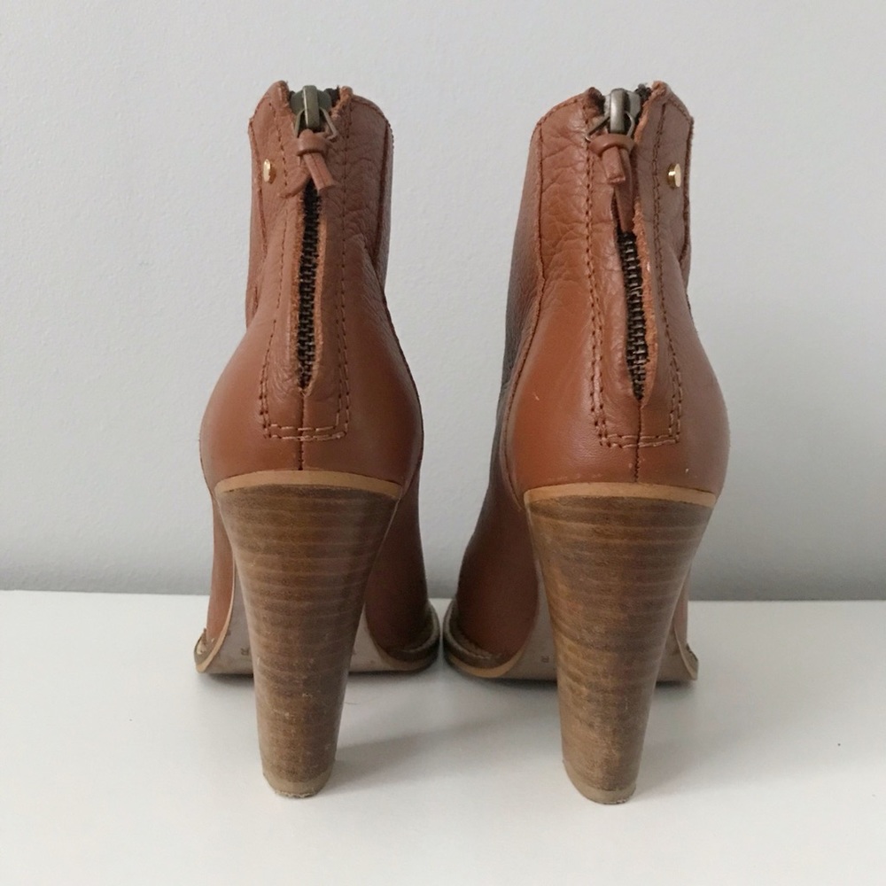 Chestnut Brown Ankle Boots - Picture 4 of 8
